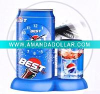 Wholesale pop-top can clock,advertising clock