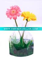 Wholesale foldable plastic vase