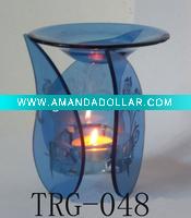 Wholesale Newest romantic rose style fragrance glass oil burner