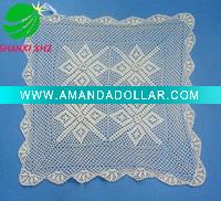 Wholesale Hand Knit Crocheted table cloth houseware household textile