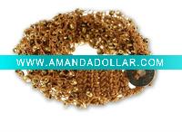 Wholesale small glass beads handmade crochet bracelet