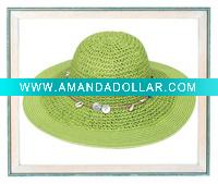 Wholesale Crochet foling crochet paper beach hat