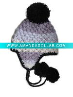 crochet earflap hat