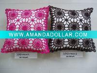 Wholesale Crocheted square cushion