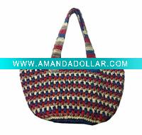 lady's crocheted bag