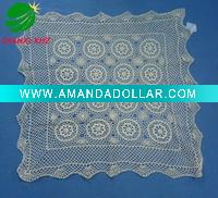 Wholesale Hand Knit Crocheted table cloth houseware household textile
