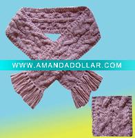 Wholesale (BR03180) Handmade knitted fashion scarf