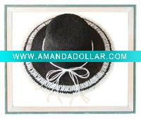 Wholesale Crochet ladies straw hat