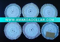 Wholesale HOT! hand crochet saucer