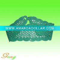 Wholesale HOT! Cotton crochet headband Elastic hair band