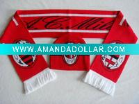 Wholesale Knitted soccer fan scarf