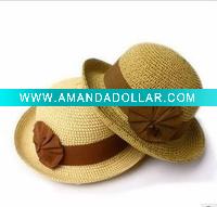 fashion paper crochet hat