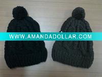 Girls knitted woolly hat