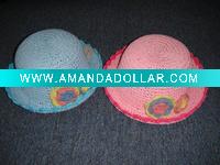 paper hat crocheted hat