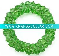 Wholesale glass beads handmade crochet bracelet