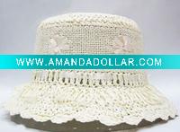 Wholesale Lovely baby girls crochet hat