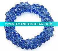 Wholesale glass beads handmade crochet bracelet