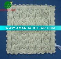 100% cotton hand knit crochet cushion cover houseware household textile