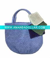 ladies fashion crocheted bag