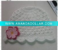 Wholesale Hand knitted hat, Crochet beanie cap, hand crochet cap
