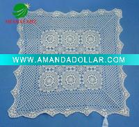 Wholesale Hand Knit Crocheted table cloth houseware household textile