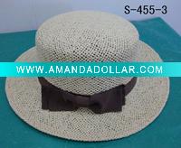 Crochet twisted paper hat ,straw hats, fashion hats