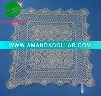 Wholesale Hand Knit Crocheted table cloth houseware household textile
