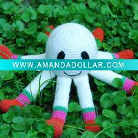 Wholesale crochet toy-octopus