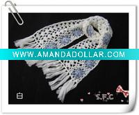 Wholesale Flower Crocheted Scarf