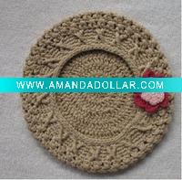 Wholesale Hand knitted cap, Crochet beanie cap, hand crochet cap