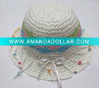 Wholesale Handmade crochet baby hat summer hat