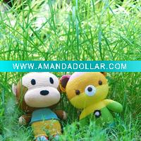 crochet toy-monkey&bear