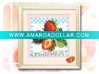 Wholesale "Pink Strawberry" Cross stitch kit