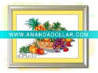 Wholesale "A basket of fruits" Cross stitch kit