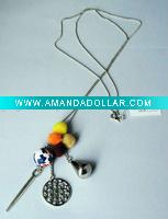 Wholesale Short floss ball fashion necklace jewelry