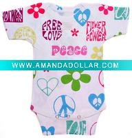 Wholesale Cotton Baby Romper with Printing Design