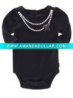 Wholesale 2012 new comfortable organic cotton baby rompers