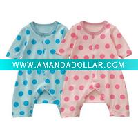 Wholesale new style 100%cotton baby romper,baby clothes