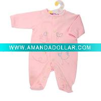 Wholesale baby rompers Embroidery Bird baby rompers
