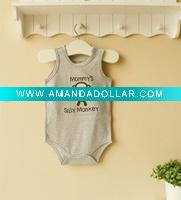 Wholesale 2011 summer baby clothing romper 100% cotton embroider bodysuit