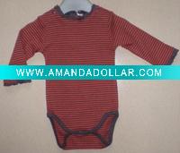Wholesale baby romper clothes with stripe