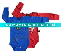 Wholesale baby 100% cotton wholesale romper long sleeve