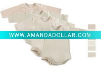 Wholesale 100% cotton long sleeve baby romper