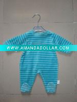 Wholesale baby romper suit with stripe