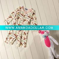 2011 cotton long sleeve baby one piece
