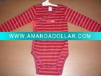 Wholesale kids romper clothes with stripe