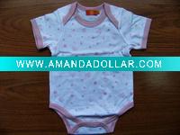 Wholesale all over print baby bodysuit