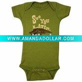 Wholesale fabric See You Later Alligator Clothing dress baby sleeping bags t-shirts tee skirt tutu