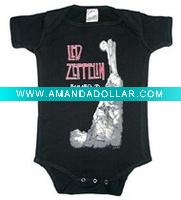 Wholesale Led Zeppelin Man With Lantern One Piece 12 months baby Infant bibs Toddlers Clothing dresses baby sleeping bags t-shirts tee