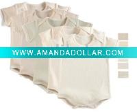 Wholesale Baby short sleeve bodysuit romper vest